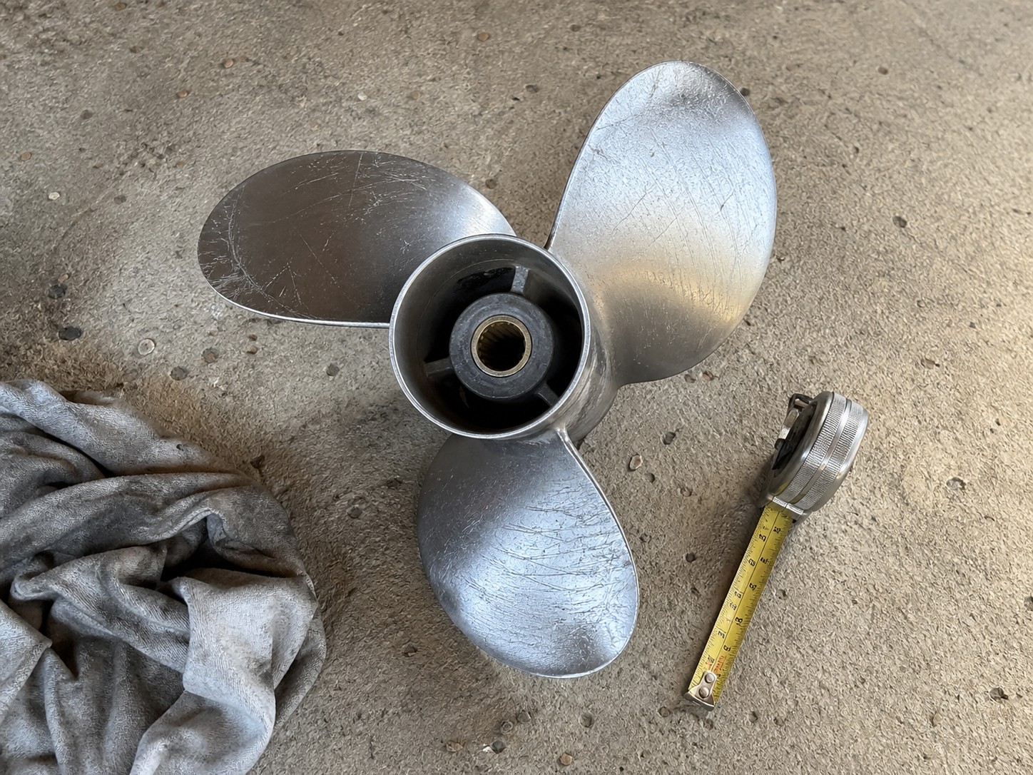 Propeller aluminium 13 tum